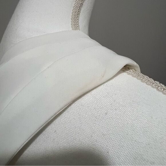 NWT Sachin and Babi Naomi Halter Asymmetric Midi Dress women's size 10 in ivory - Picture 14 of 15